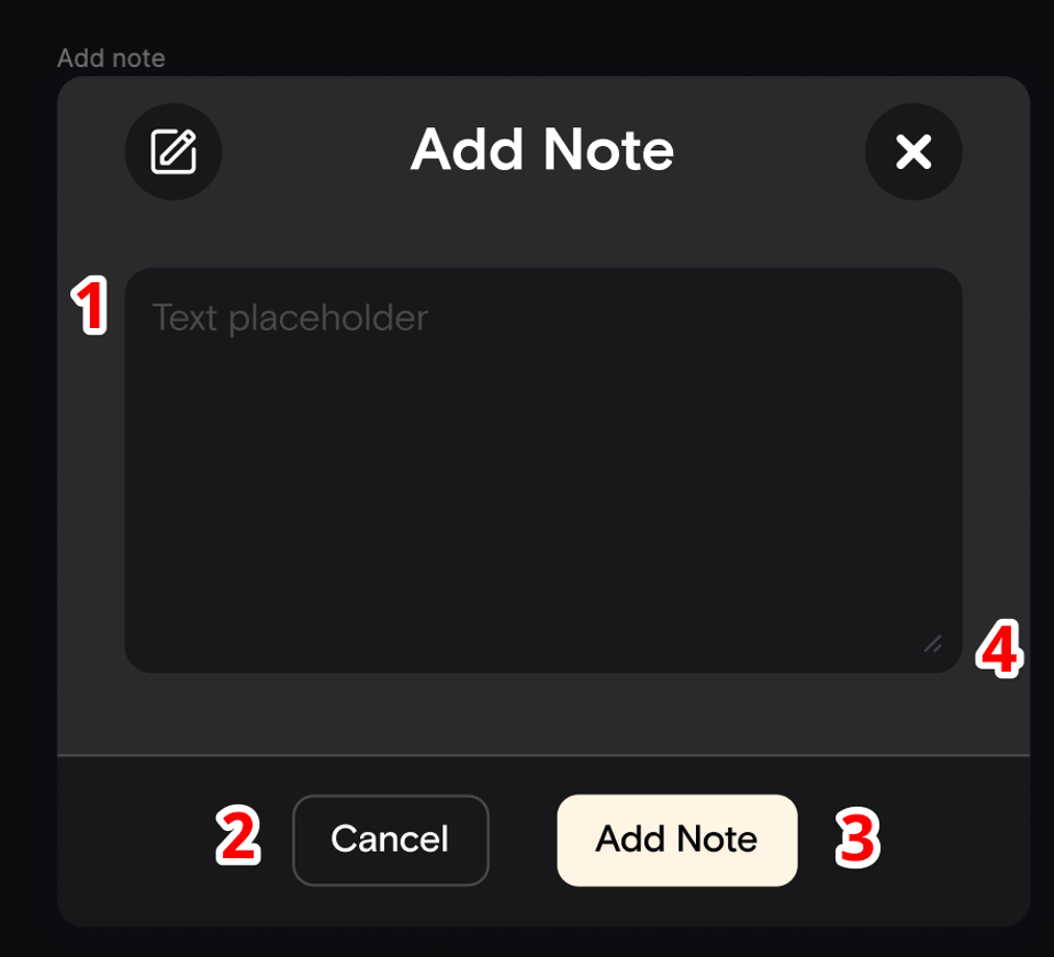 Создание заметки